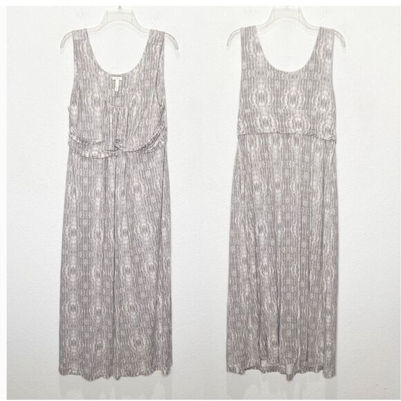 Soma Sleeveless Fluid Knit Maxi Dress Light Grey - Picture 2 of 9